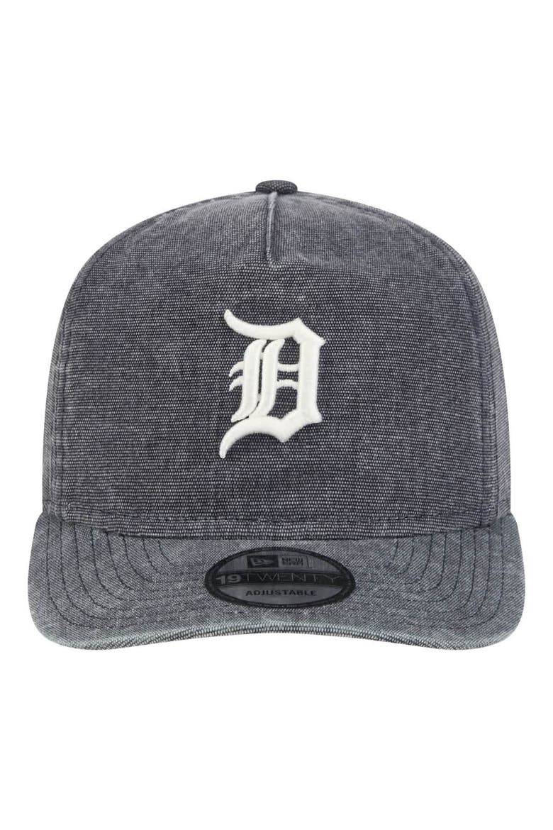Men's New Era  Navy Heather Detroit Tigers  Denim Classic 19TWENTY Adjustable Hat, Alternate, color, Heather Navy