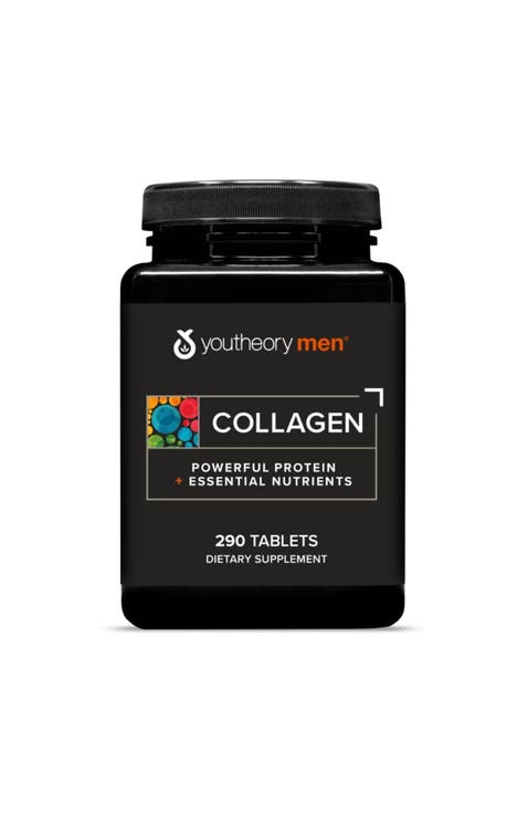 Collagen Daily Supplement for Men Hair Skin Support 290 Tablets