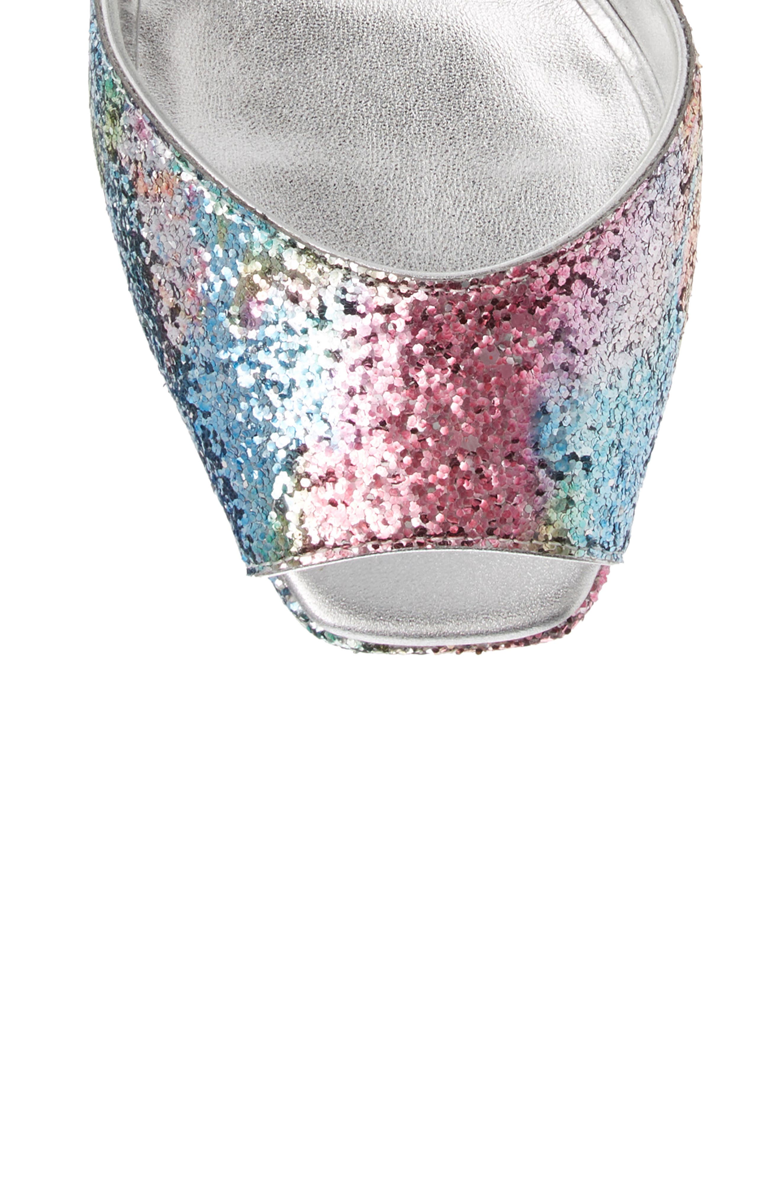 Lavinia Platform Sandal, Alternate, color, MULTI GLITTER