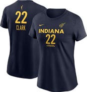 Nike Women's Nike Caitlin Clark Navy Indiana Fever 2024 WNBA Draft Explorer Edition Player Name & Number T-Shirt