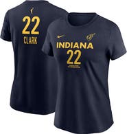 Nike Women's Nike Caitlin Clark Navy Indiana Fever 2024 WNBA Draft Explorer Edition Player Name & Number T-Shirt