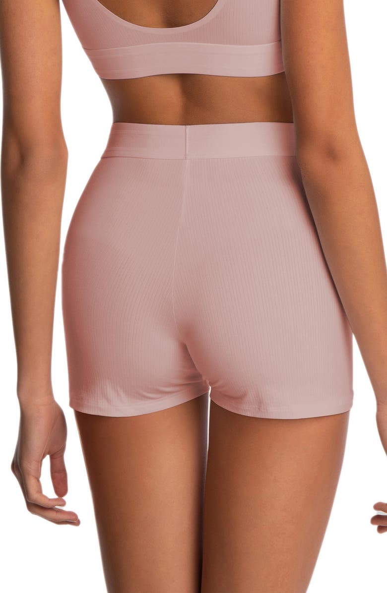 Wolford Beauty Bike Shorts, Alternate, color, 534 Powder Pink