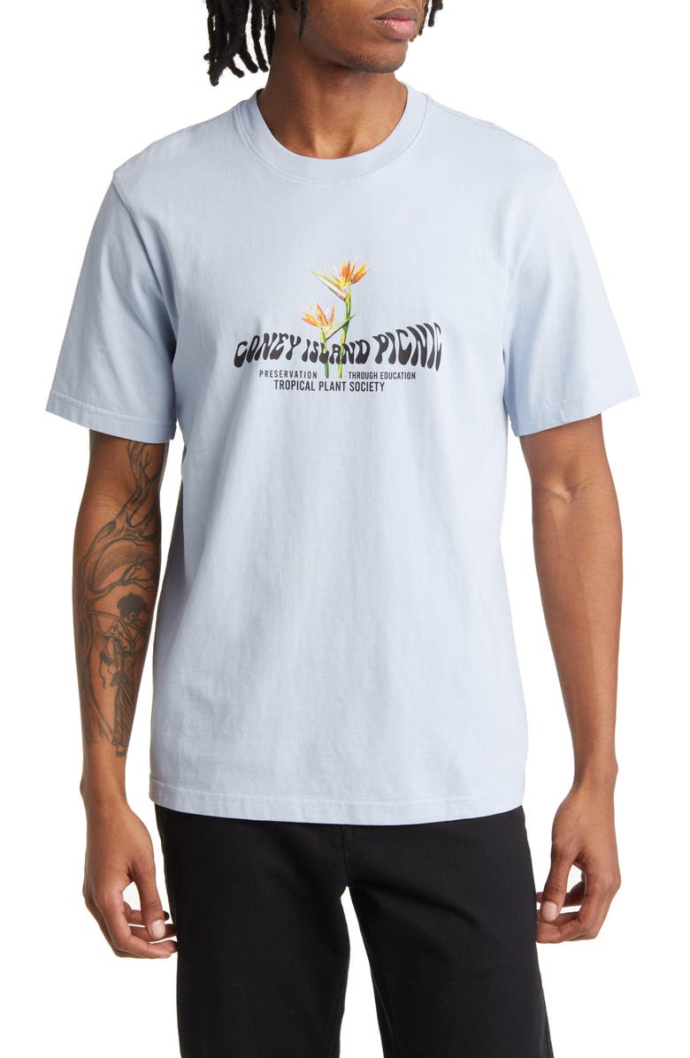 CONEY ISLAND PICNIC Paradise Organic Cotton Graphic T-Shirt, Main, color, 