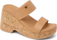Reef Sunset Ibiza Platform Slide Sandal