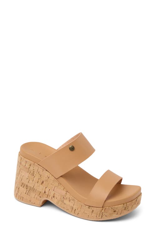 Reef Sunset Ibiza Platform Slide Sandal