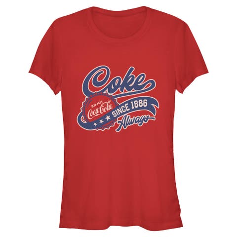 Juniors Coca Cola Always Enjoy Since 1886 T Shirt