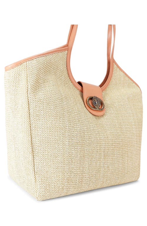 KURT GEIGER KURT GEIGER LONDON LARGE CHELSEA WOVEN TOTE BAG