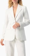 IVONNE Single-Breasted Structured Tailored Blazer