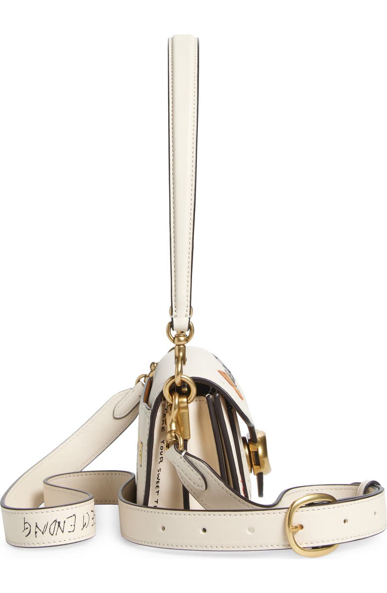 COACH Tabby Sketch Print Leather Shoulder Bag, Alternate, color,