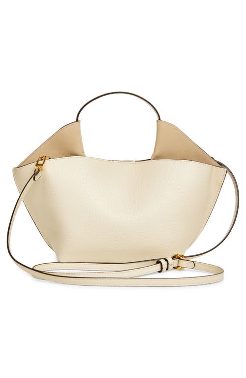 Ree Projects Mini Ann Leather Tote In Sand