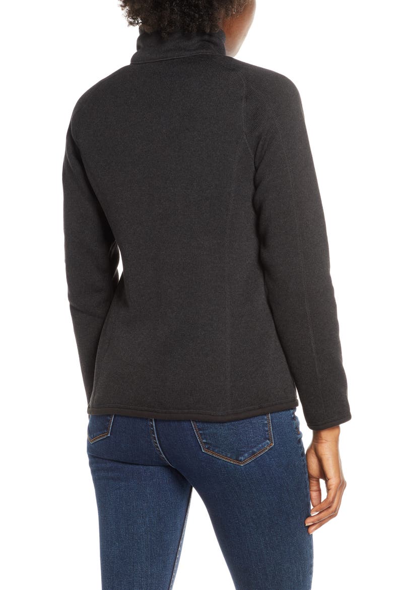 Better Sweater Quarter Zip Performance Jacket, Alternate, color, BLACK