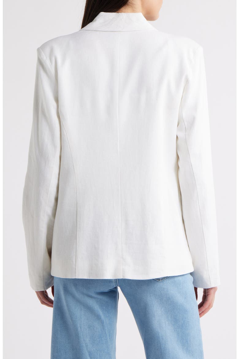 Payton Linen Blend Blazer, Alternate, color, WHITE