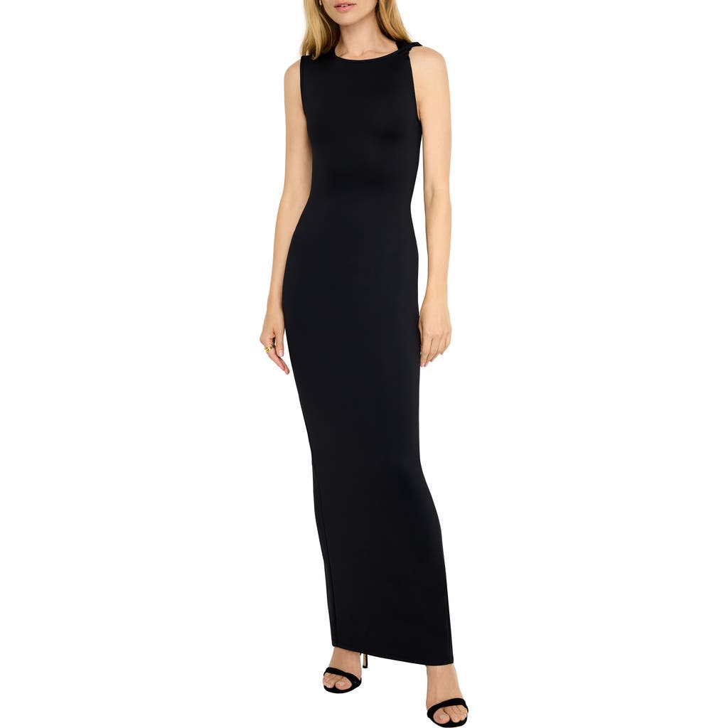 GOOD AMERICAN GOOD AMERICAN SCUBA KNIT MAXI DRESS