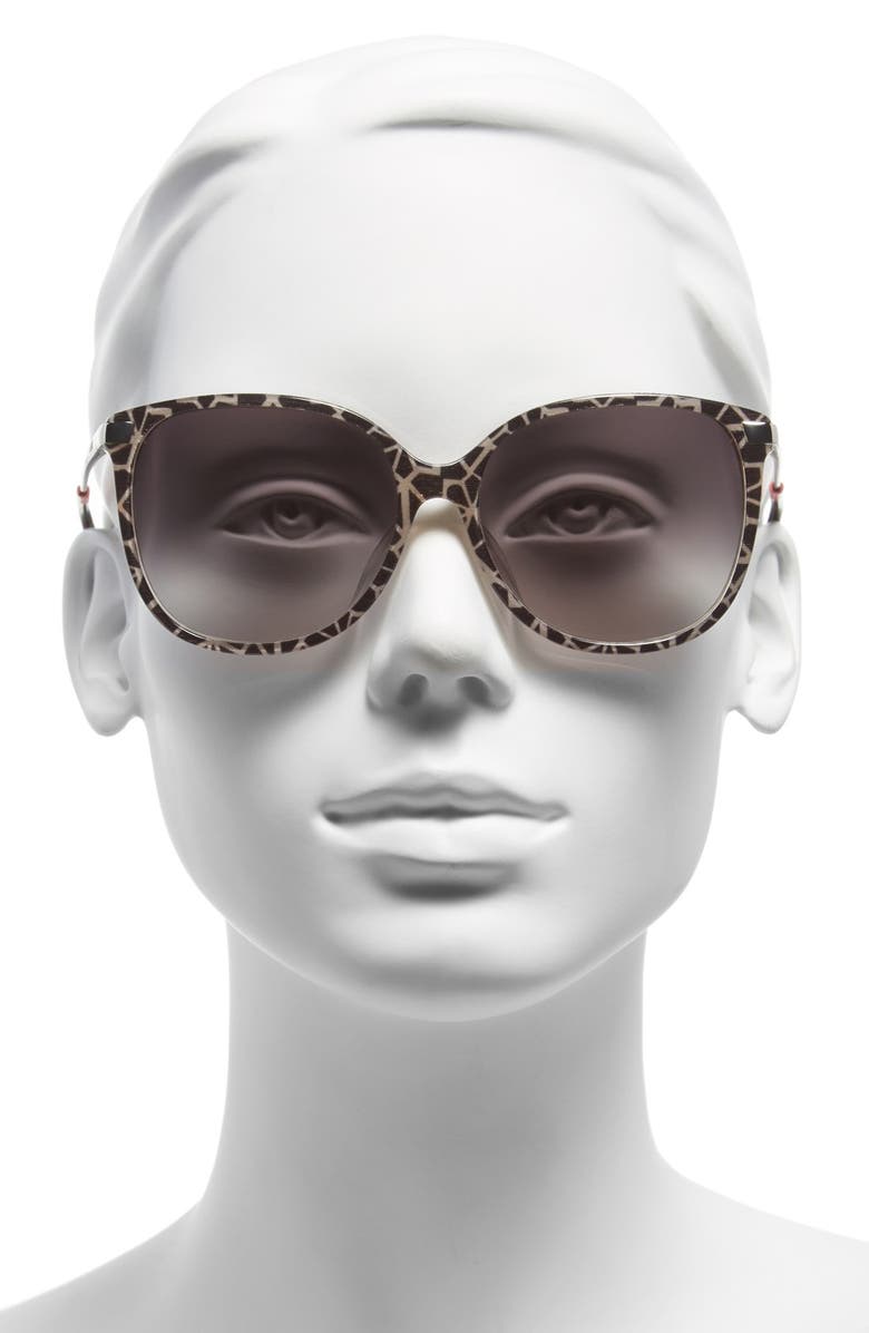 TOMS 'Sandela' 56mm Sunglasses, Alternate, color,