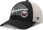 FANATICS Men's Fanatics Black/Gray Washington Capitals 2025 Metropolitan Division Champions Locker Room Adjustable Hat