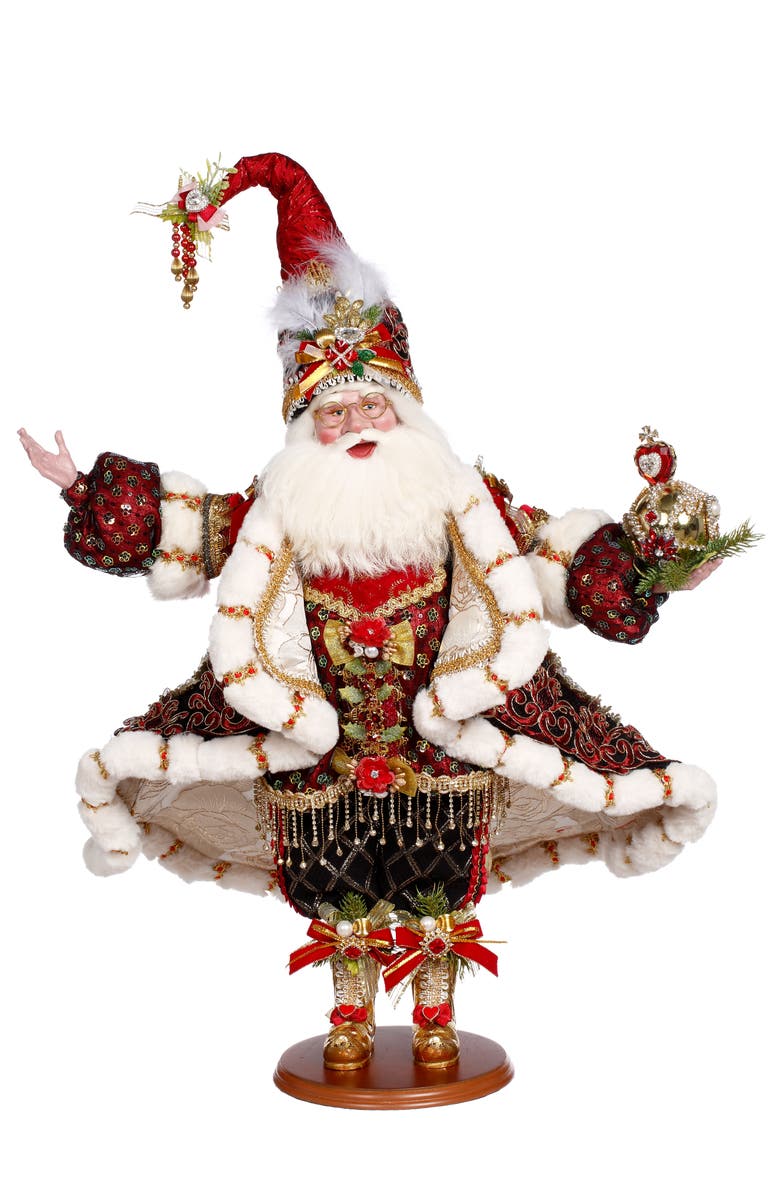 Mark Roberts Heart of Christmas Santa, Main, color, Red