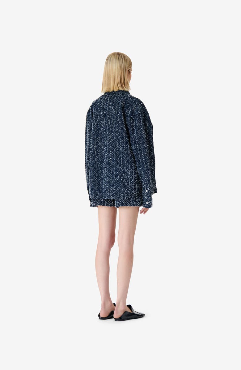 IRO Velini Denim Shirt Jacket, Alternate, color, Denim Curl