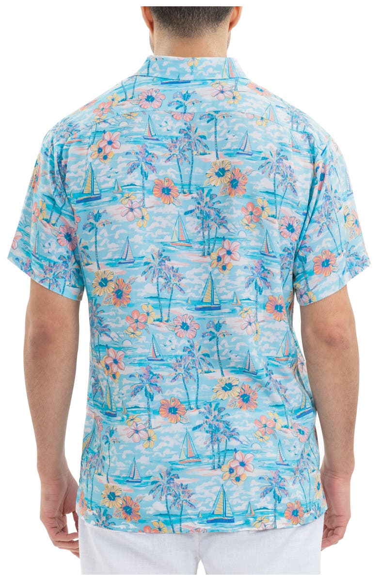 Kenny Flowers The BVIs - Short Sleeve Shirt, Alternate, color, Light Blue