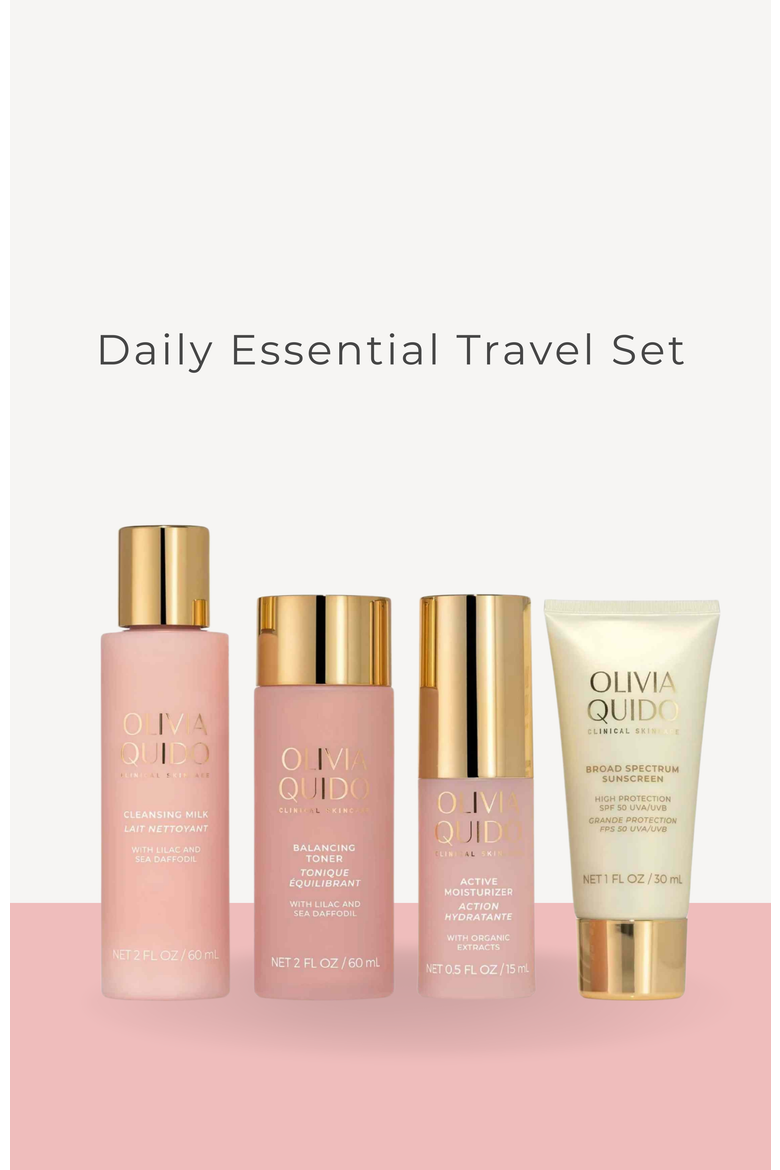 Daily Essentials Travel Set, Alternate, color, White