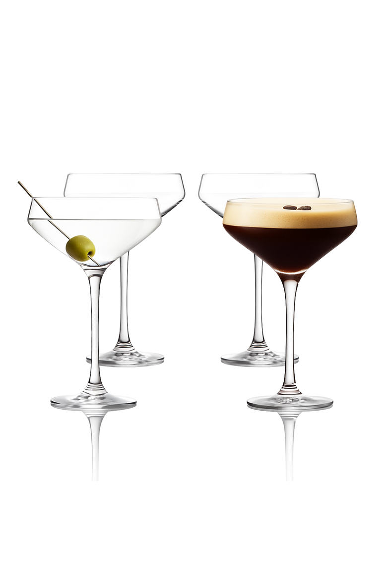 Nick and Nora Glass 6oz, Set of 4, Alternate, color, Clear