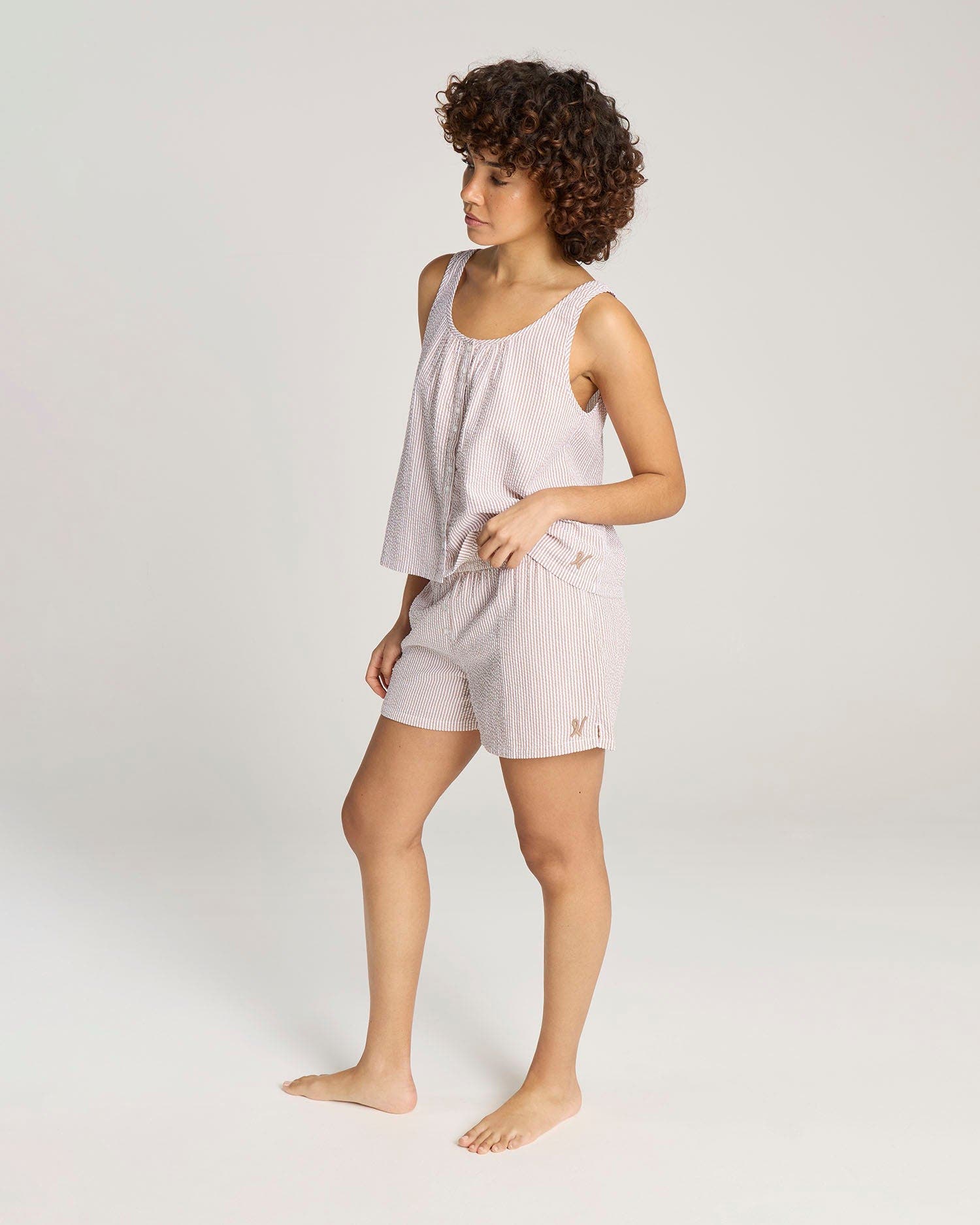 selected Mocha Stripe