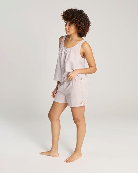 The Seersucker Button Boxer Short