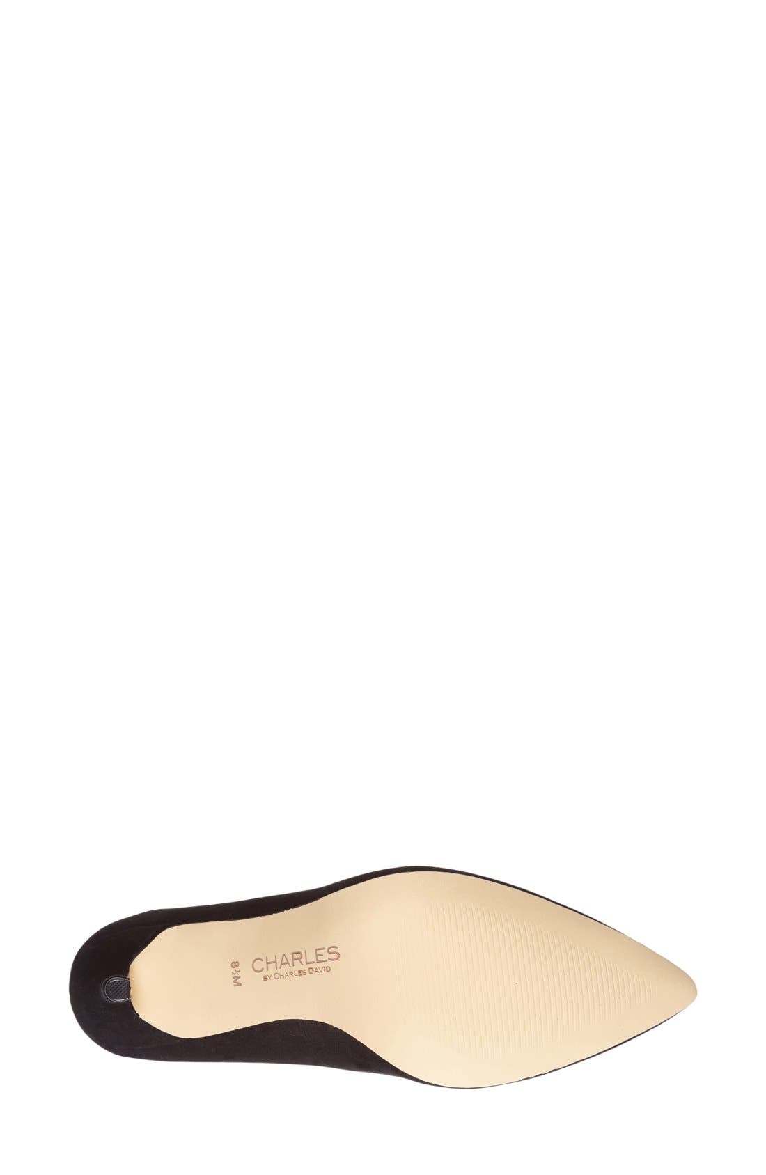 'Pact' Pump, Alternate, color, BLACK/ BLACK SUEDE