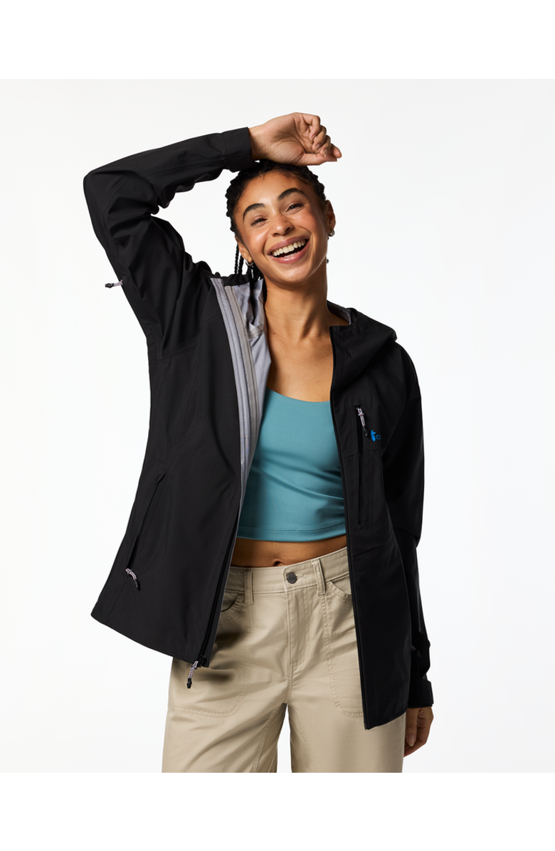 Cotopaxi Impermeo 3L Hooded Shell Jacket - Women's, Main, color, Cotopaxi Black