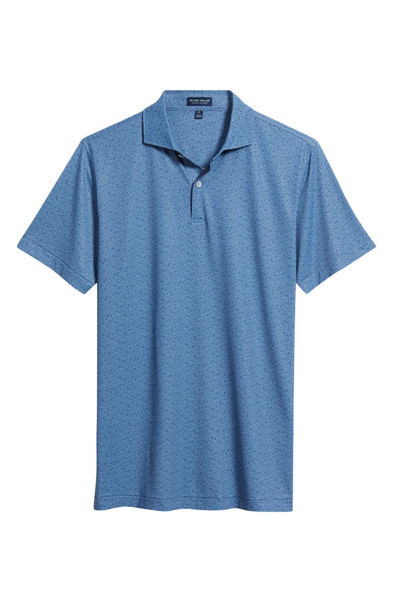Peter Millar Jazz Club Performance Jersey Golf Polo, Main, color, 