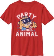 Garfield Boy's Garfield Cat Party Animal Graphic T-Shirt