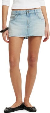 Cotton On Low Rise Denim Miniskort