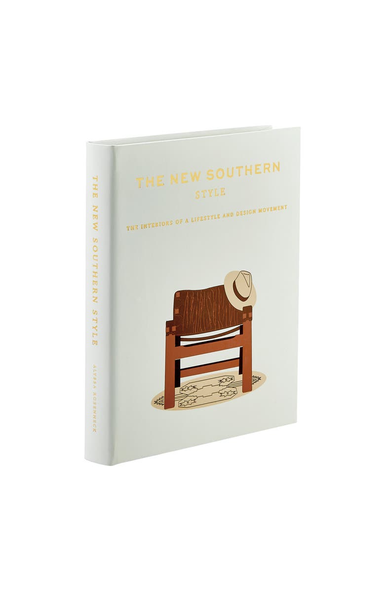 Graphic Image The New Southern Style The Interiors of a Lifestyle and Design Movement Leather Coffee Table Book, Alternate, color, Ivory