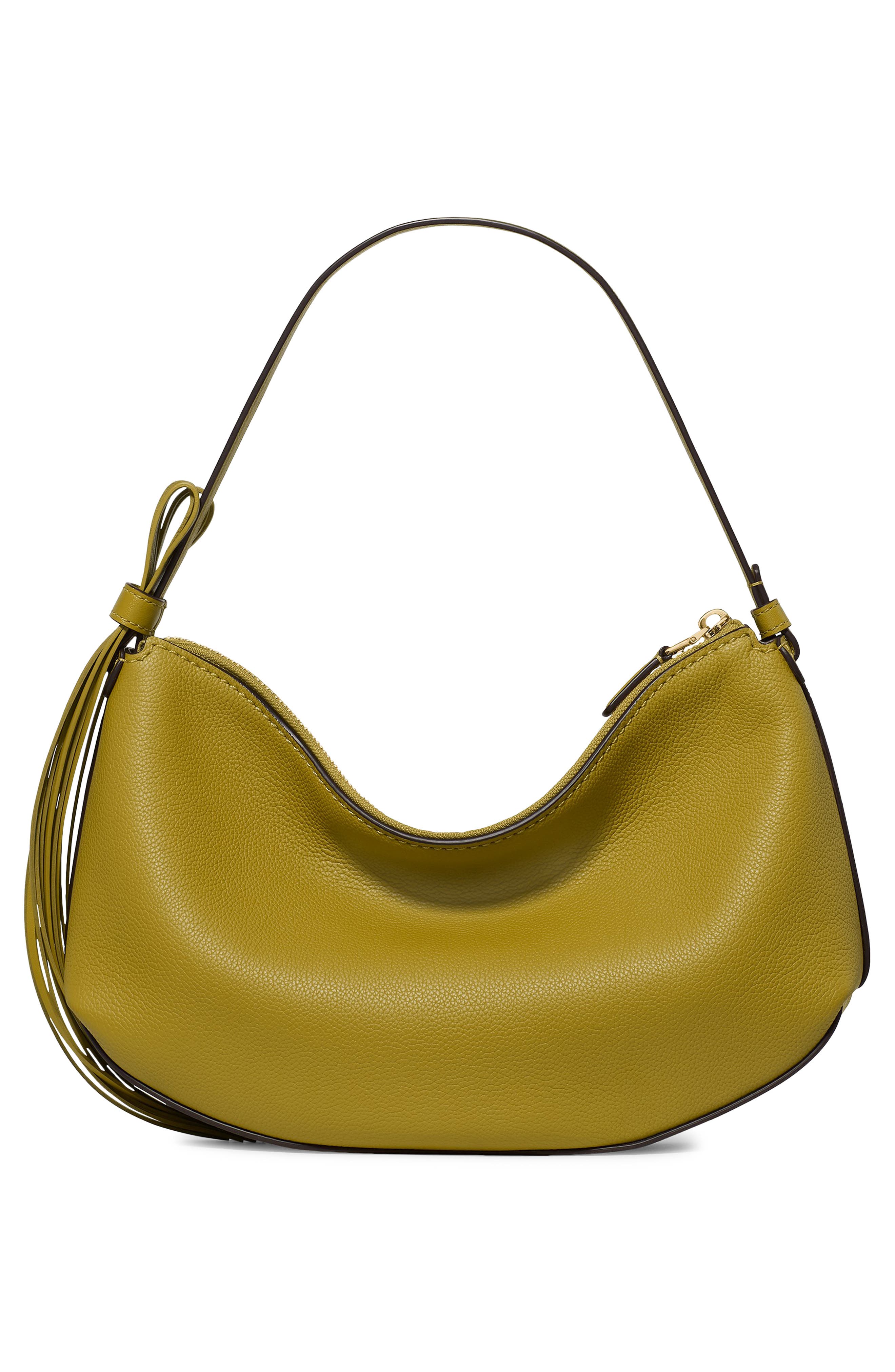 Kate Spade New York loop pebble leather shoulder bag, Alternate, color, 