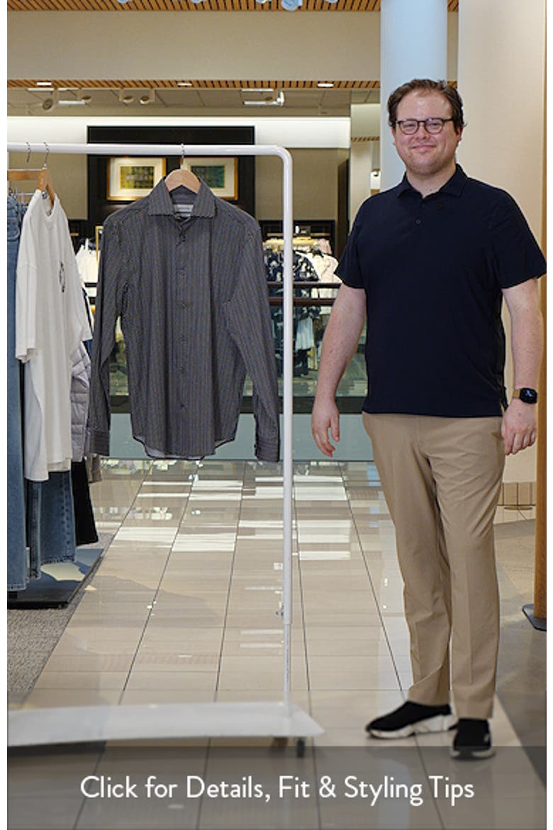 Devon OoohCotton® Microprint Button-Up Shirt video