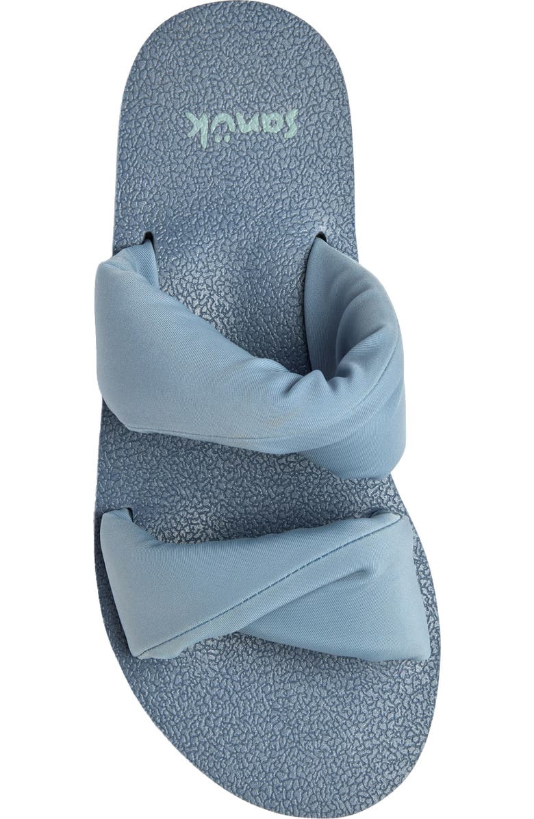 Sanuk Yoga Twist 'N Slide Sandal, Alternate, color, Denim Blue