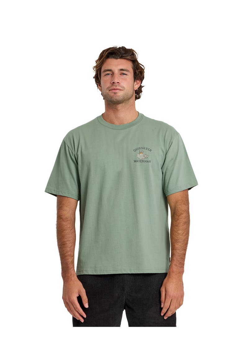 Mai Tai Time QMT0 Short Sleeve Shirt, Main, color, LILY PAD