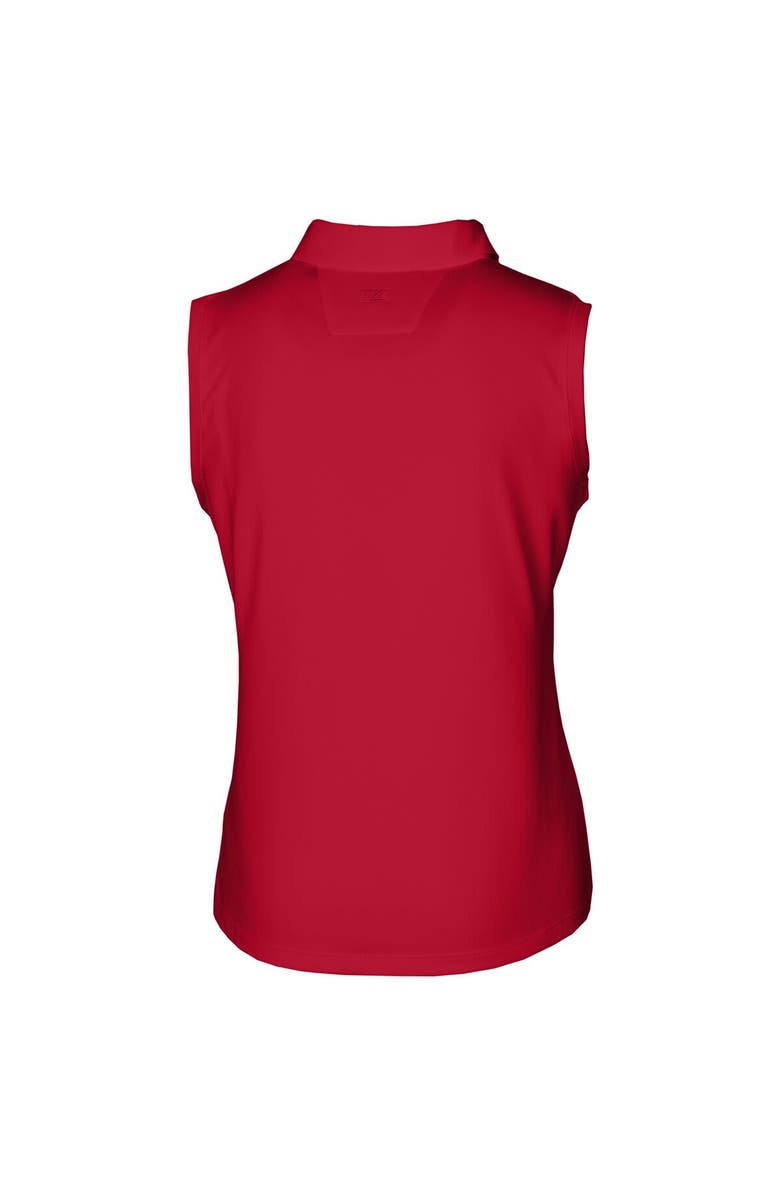 Cutter & Buck Women's Cutter & Buck Cardinal Arizona Cardinals Forge DryTec Stretch Sleeveless Polo, Alternate, color, 