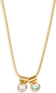 Set & Stones Ellie Multiple Birthstone Pendant Necklace