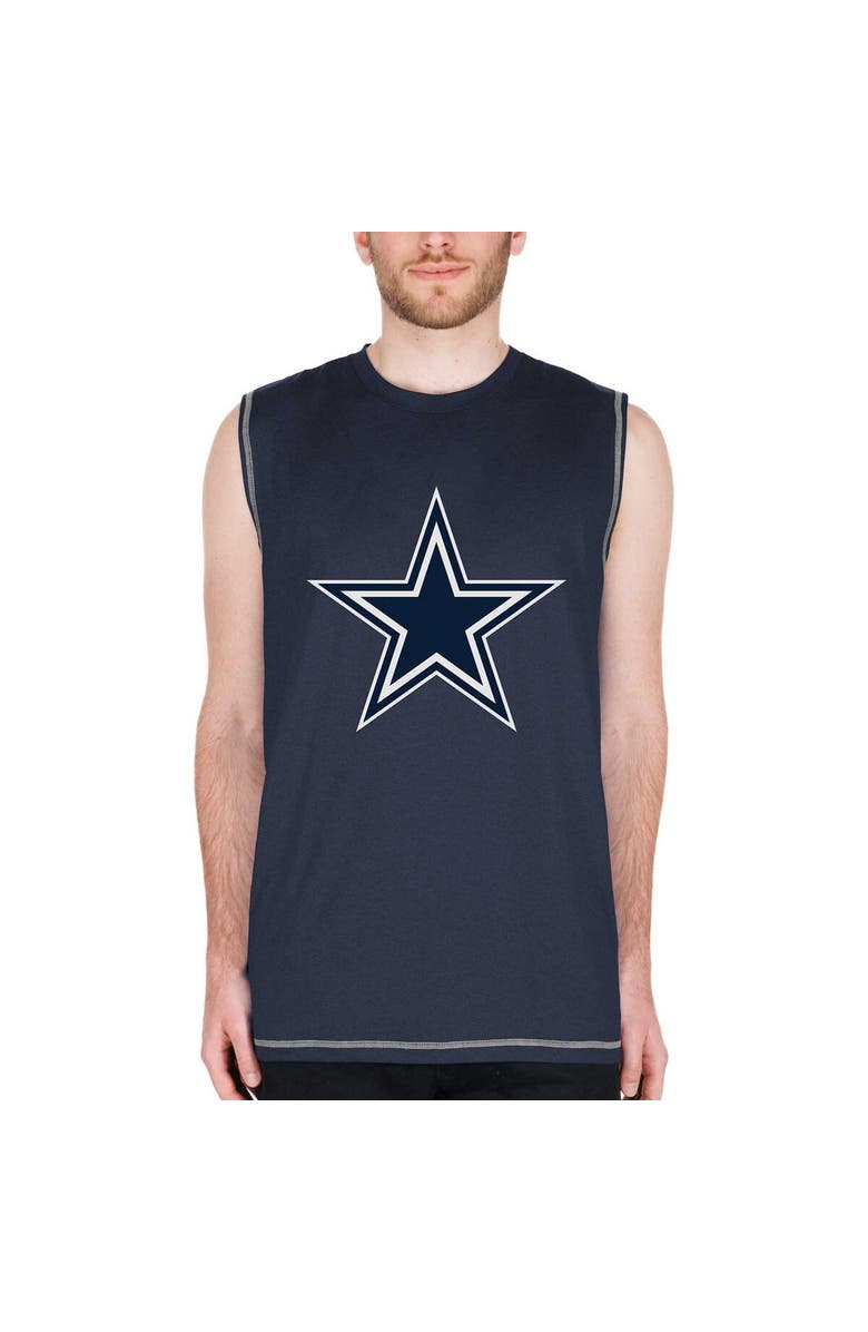 New Era Men's New Era Navy Dallas Cowboys Muscle Tank Top, Main, color, Navy