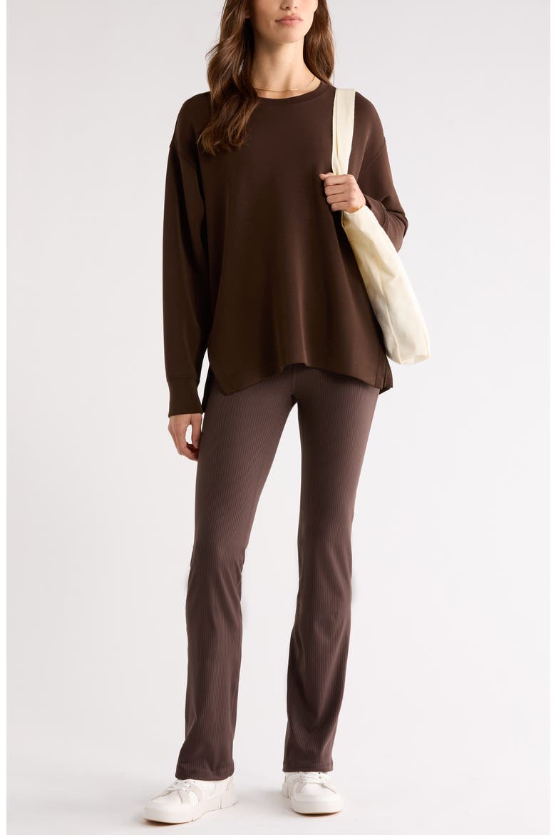 Soft Luxe Tunic, Alternate, color, BROWN MOLE