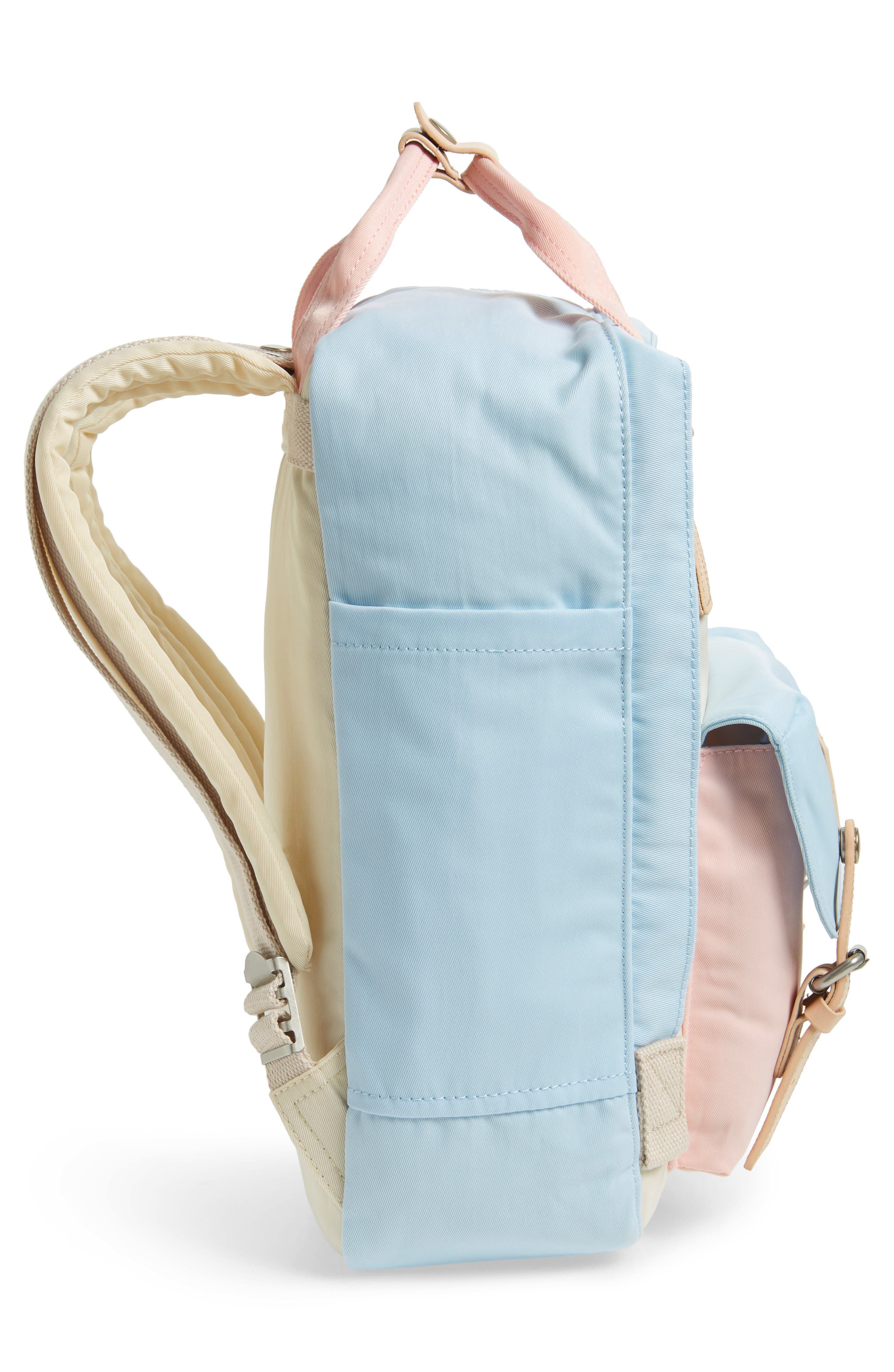Doughnut Macaroon Colorblock Backpack, Alternate, color, 
