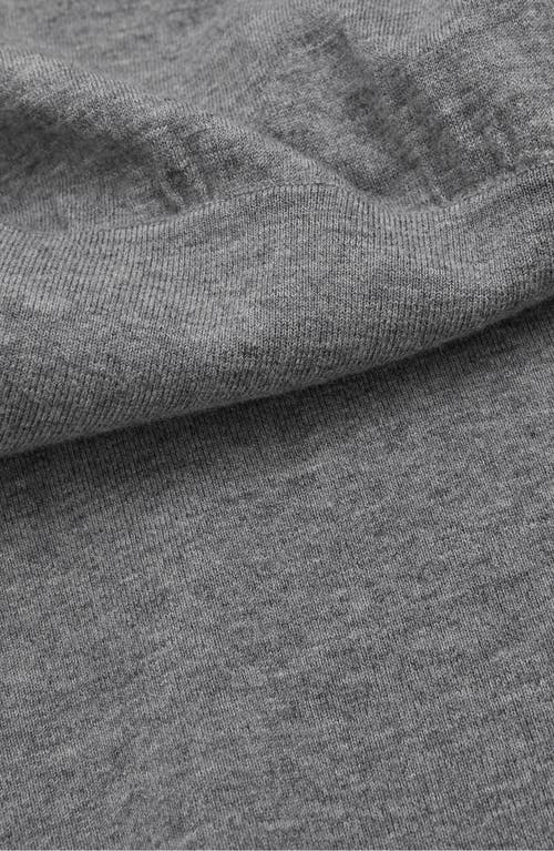 Reiss Grey Knitted Wool-cashmere Blouson Top Midi Dress In Grey