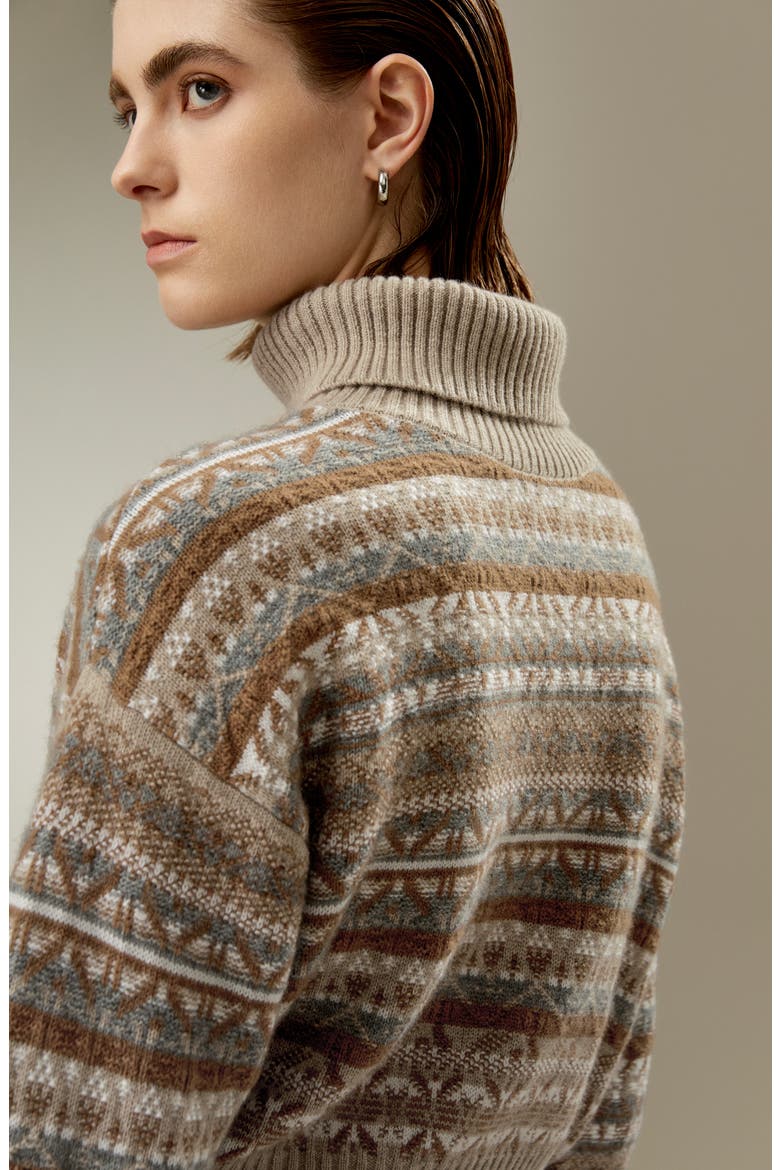 Women's Fair Isle Cashmere Pullover for Women, Alternate, color, Fair Isle