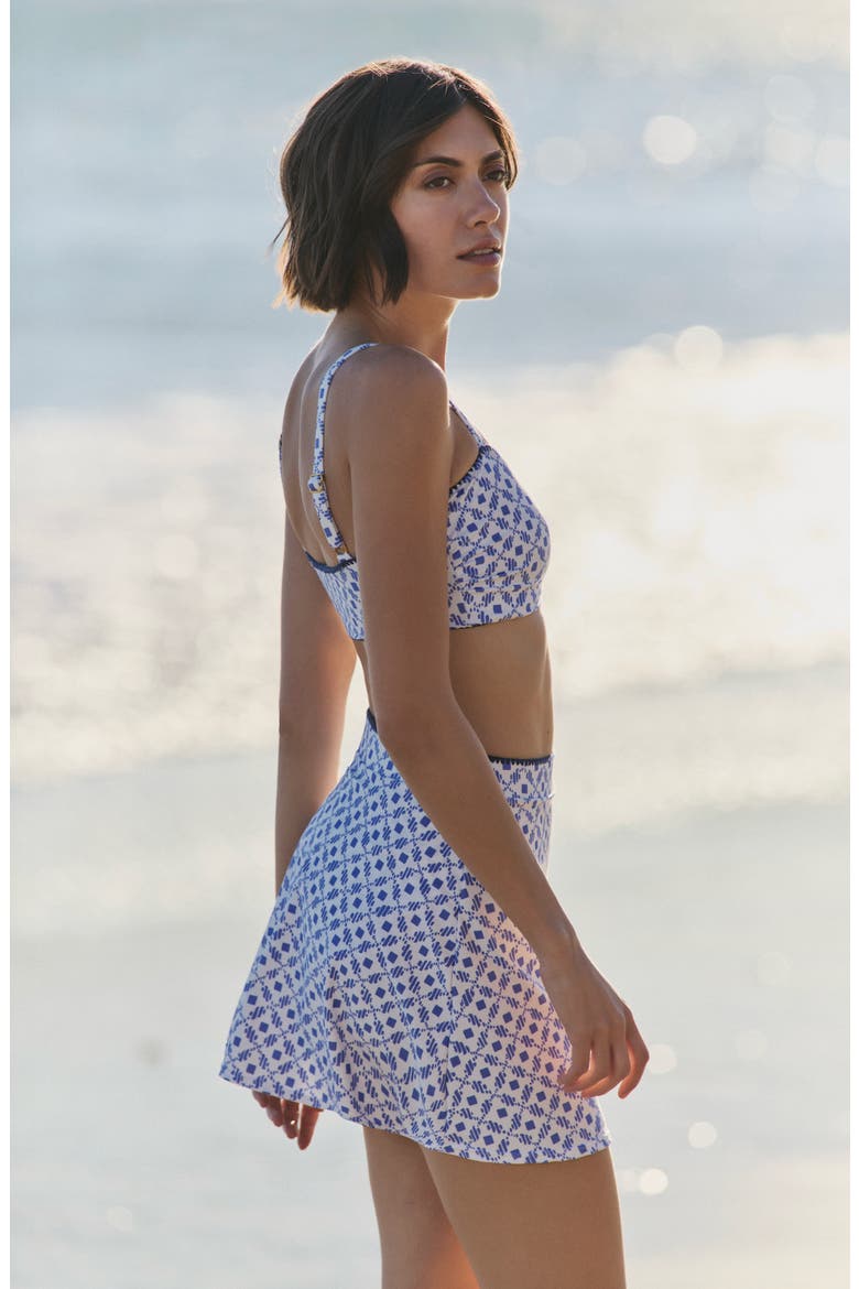 Alyssa Reversible Top, Alternate, color, Santorini Dots