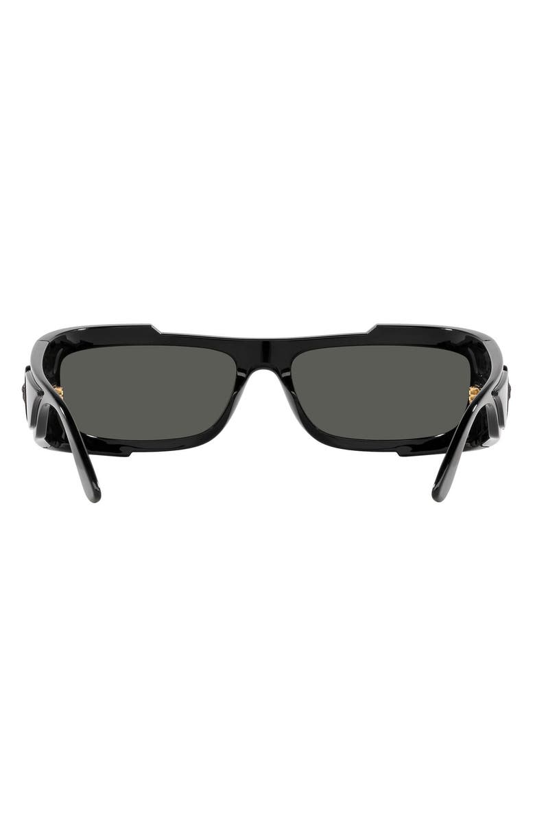 Versace 67mm Rectangular Sunglasses, Alternate, color, 