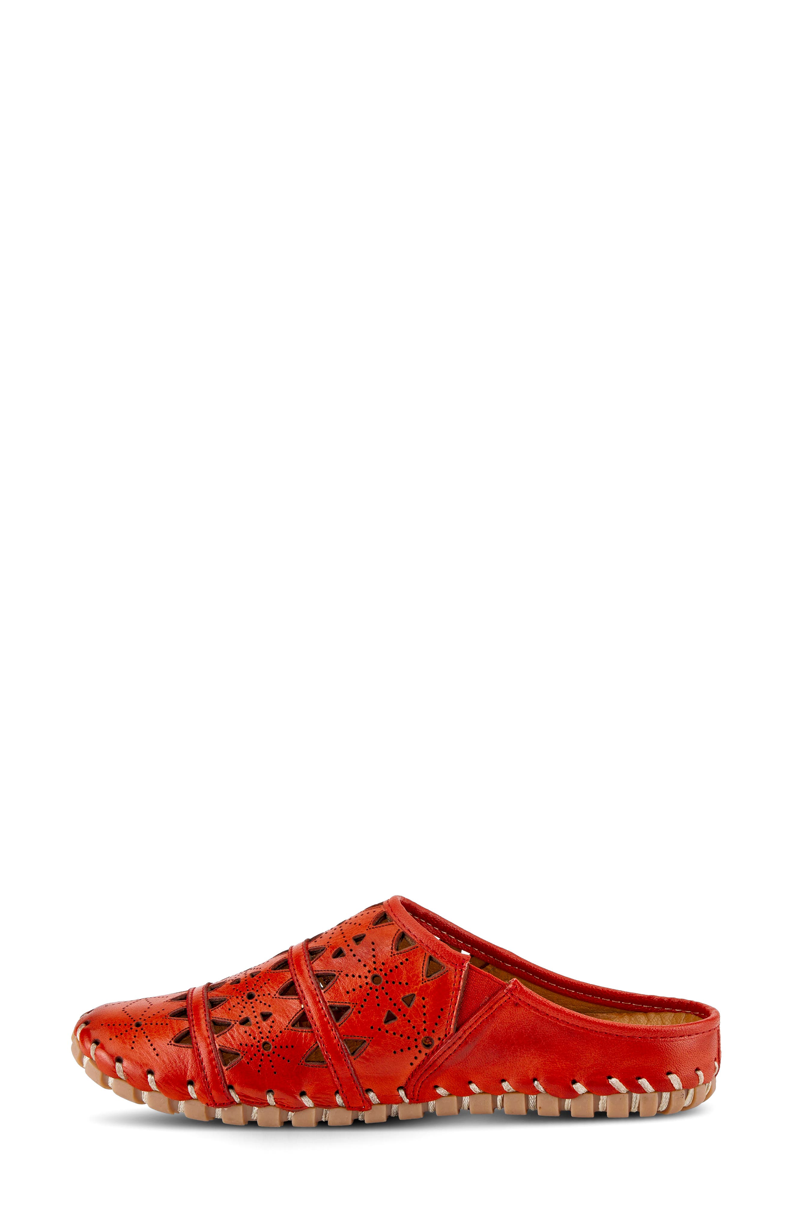 Fusalide Mule, Alternate, color, RED