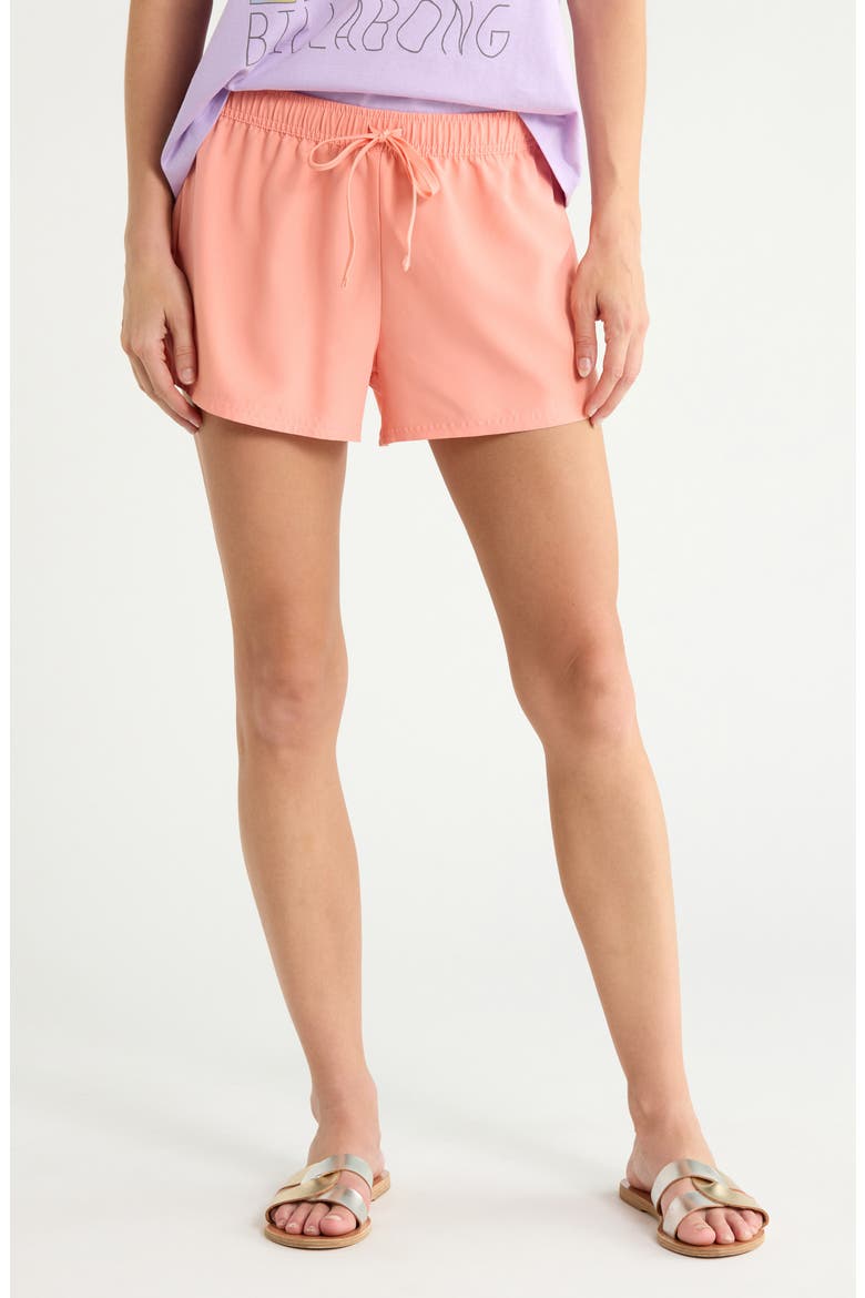 So Swell 3-Inch Board Shorts, Main, color, CORAL