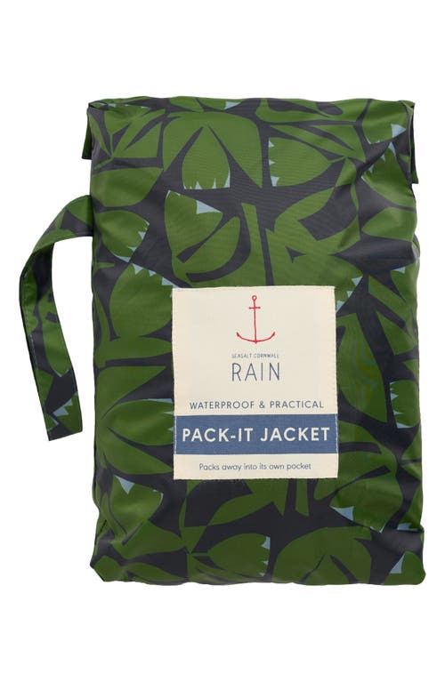Seasalt Cornwall Pack-it Waterproof Hooded Raincoat In Multi