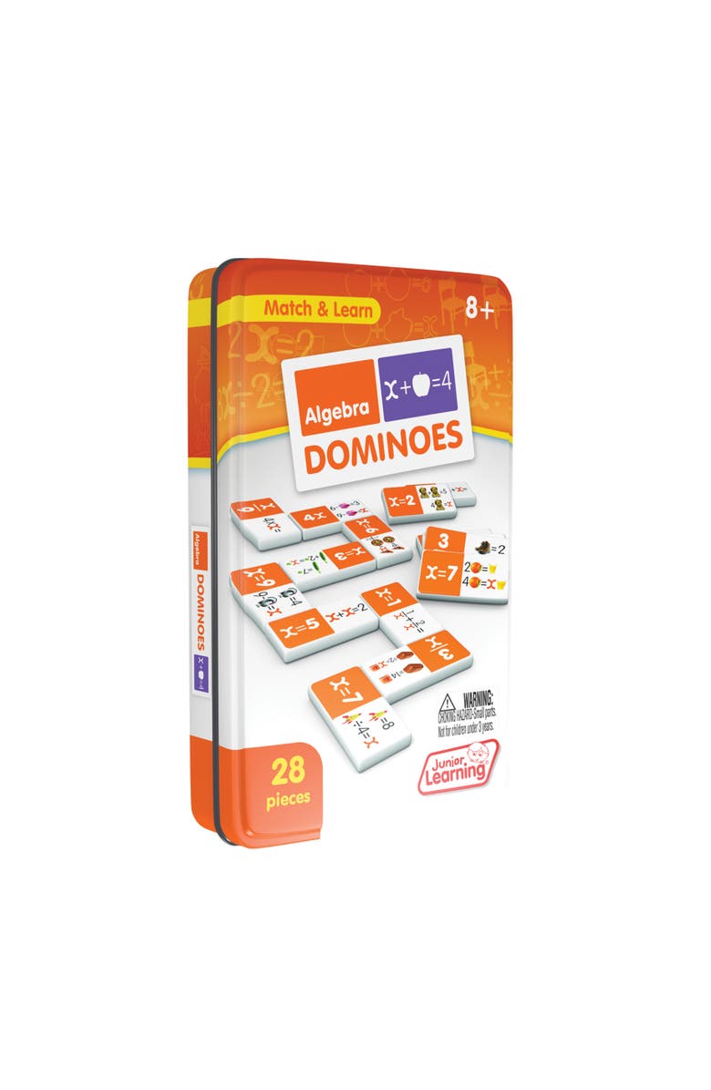 Junior Learning Algebra Dominoes Ages 8+, Alternate, color, Multicolored