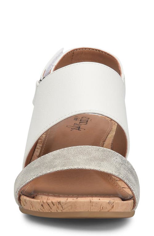 Eurosoft Reba Slingback Wedge Sandal In Parchment